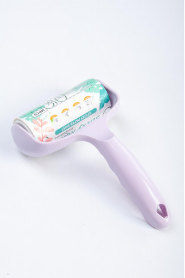 Щітка-ролик для одягу, 10 см, 30 шарів паперу, пластикова ручка, Sticky roller